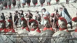 300 Spartans ( 1962 ) Epic spear fail . MY LIP A-HOLE!!