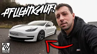 Auto RUNTER Reichweite HOCH ? | Tesla Model 3 Fahrwerk | MoWo