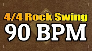 90 BPM - Rock Swing - 4/4 Drum Track - Metronome - Drum Beat