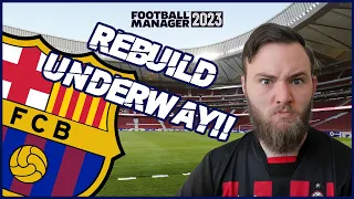 Barcelona Rebuild Underway and looking AMAZING!! | Football Manager 23 | Brentford to Big Time