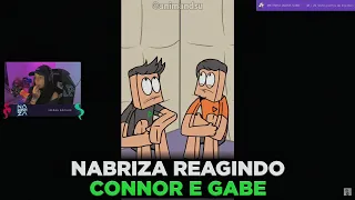 NABRIZA REAGINDO CORINGA E GABE ANIMAÇÃO ANIMANDSU