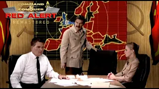 Command & Conquer Red Alert Remastered - All Soviet Cutscenes (Game Movie)