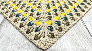 🤗 The fastest way to knit a rug from leftover yarn