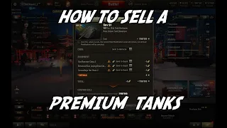 The Right Way of Selling Premium Tanks in World of Tanks