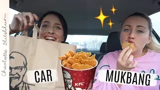 KFC CAR MUKBANG 🍟🍗 ft. LOLA LOTTA ROSS  | Charlotte Blitzblum