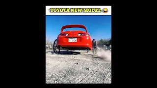 Toyata Car With Buggy Wheel 😂 #youtubeshorts #shortvideo #viral #short