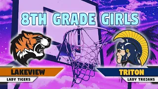 Triton at Lakeview - 8th Grade Girls Basketball 🏀 1-21-2021