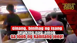 Ginang, binihag ng isang lalaking nag-amok sa loob ng kanilang jeep | Kapuso Mo, Jessica Soho