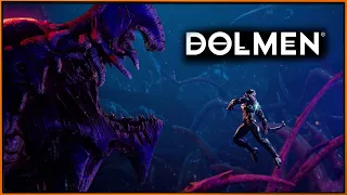 Смотрим на трейлер и геймплей игры Dolmen | Что-то тут не так!