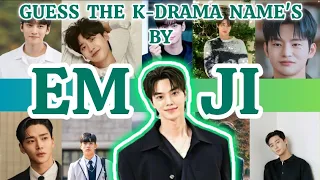 GUESS THE K-DRAMA NAME'S BY EMOJI 🤔 CHALLENGE || KDRAMA QUIZ || FUN GAME 💚