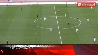 6 gennaio - Serie D Girone I 18^ giornata, bari - Messina 2-0