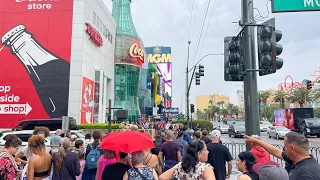 Hurricane Hilary in Las Vegas LIVE (Flood Warnings on the Strip)