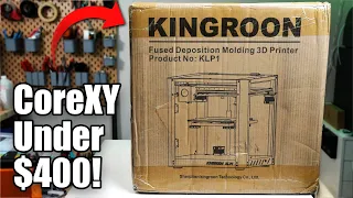 Kingroon KLP1 CoreXY 3d Printer Unboxing, Set Up, And First Print