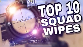 Top 10 SQUAD WIPES || Pubg Mobile solo vs squads 1 Vs 4 Moments | Ajay47gaming