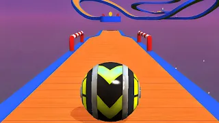 Sky Rolling Ball 3D Gameplay Speedrun Max All Levels 395