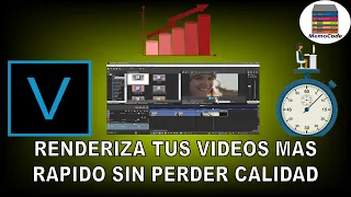 Como Renderizar mis videos mas rápido en Sony Vegas Pro sin perder calidad 1080P HD 60 FPS