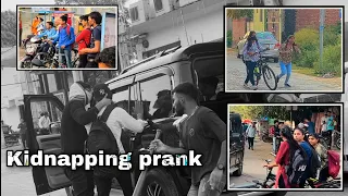 Kidnapping prank on road | Public reactions | DEVILSTARK VLOGS