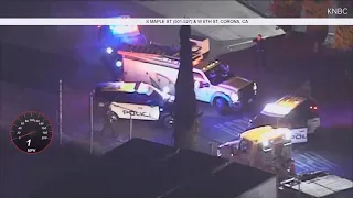 WATCH: California police chase has dramatic conclusion