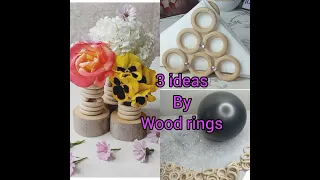 3 diy wooden ring craft ideas: easy and awesome crafts with wooden rings
