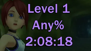 Kingdom Hearts: Final Mix [PC] - Any% (Level 1) Speedrun in 2:08:18