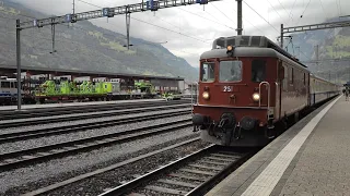 175 Jahre Schweizer Bahnen, Extrafahrt BLS mit Ae 4/4 251 und EW I, Weissenbühl-Frutigen, 03.09.2022