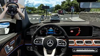 Euro Truck Simulator 2 - Mercedes Benz GLE Class W167 [Steering Wheel Gameplay]