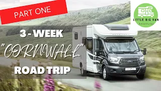 Cornwall Road Trip: Part ONE - Our 3-week Motorhome Van Tour of Cornwall