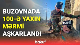 FHN-dən məlumat: Buzovnada əl qumbarası və mərmi aşkarlandı