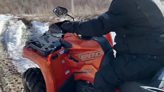 Квадроцикл CF MOTO 1000 поездка на озеро «БАННОЕ»