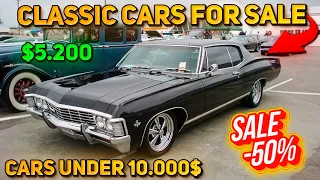 20 Flawless Classic Cars Under $10,000 Available on Craigslist Marketplace! Great Cheapest Cars!