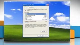 Windows® XP: How to run Disk Cleanup