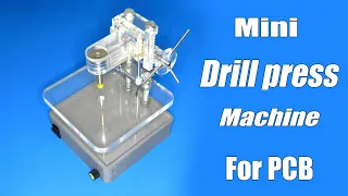 How to make mini battery powered drill press machine for PCB