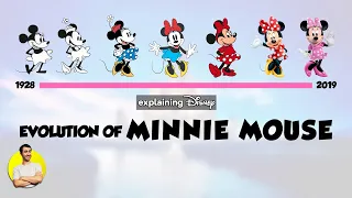 Evolution of MINNIE MOUSE - 91 Years Explained | CARTOON EVOLUTION