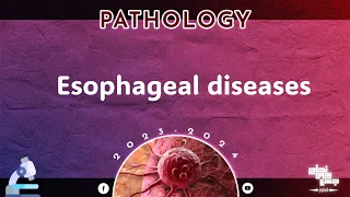 L1 part 2, Esophageal diseases, pathology