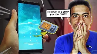 Esqueceu ou perdeu a senha PIN do Chip? APRENDA RESOLVER!