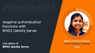 Adaptive authentication functions with WSO2 Identity Server #Identityin15