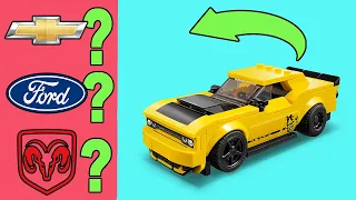 GUESS THE CAR BRAND OF THE LEGO MODEL | Car Quiz Challenge