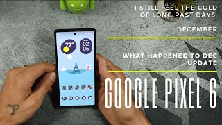 Google Pixel 6 • What happened to Dec Update?