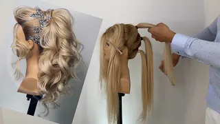 Penteado rabo de cavalo - TÉCNICA INCRÍVEL | Peinado coleta alta - TECNICA INCREÍBLE