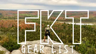 My 7.9lb FKT unsupported gear list (Superior Hiking Trail)