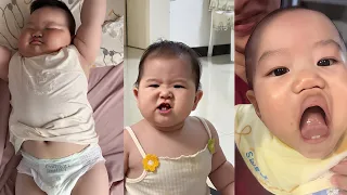 Funny baby videos compilation cute moments || Funny reaction Cuteness baby happy adorable