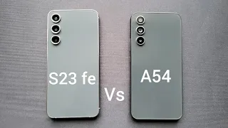 Samsung Galaxy S23 fe Vs Galaxy A54 Speed Test