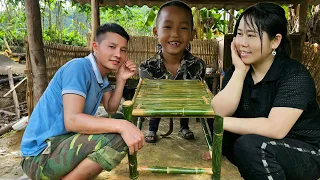2024 bamboo table finished by hand in 20 minutes - Vang Thi Hoa