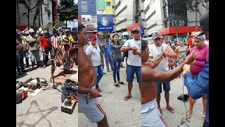 SHOW DE RUA COM O MÁGICO BAIANO (EM GARANHUNS PE)