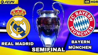 EA FC 24 / Real Madrid x Bayern münchen/  UCL Semi-Final / Xbox Series S / gameplay / [4k]