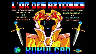 L'Or des Aztèques - Amstrad CPC - Solution complète