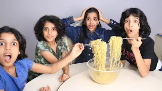 شفا عزمت صديقاتها على اندومي ! Shfa invite friends for noodles