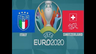 EURO 2020 Virtual A csoport 2. meccs Olaszország - Svájc