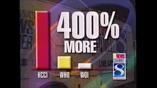 KCCI-TV CBS commercials (December 3, 1999)