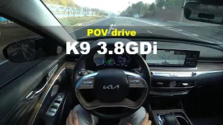 2023 KIA K9 3.8 GDi AWD POV drive